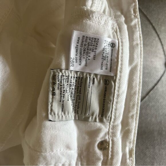 AG Adriano Goldschmied The Stilt Cigarette Leg Distressed Jeans 26R - Picture 10 of 10